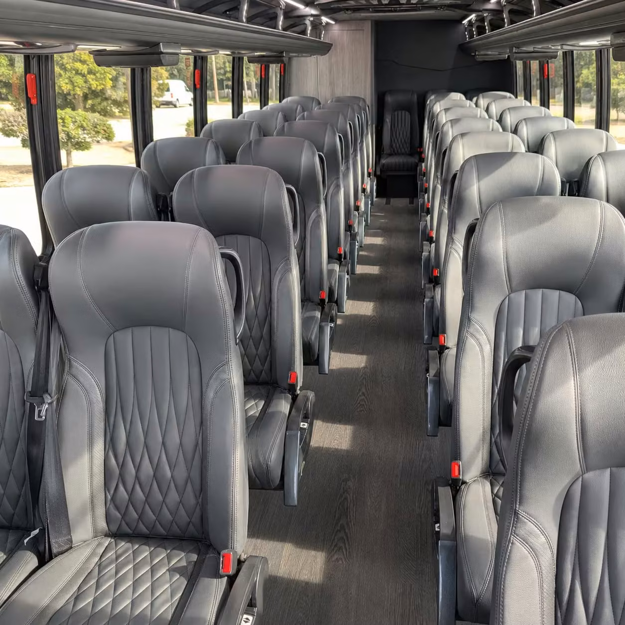 35 passenger minibus interior