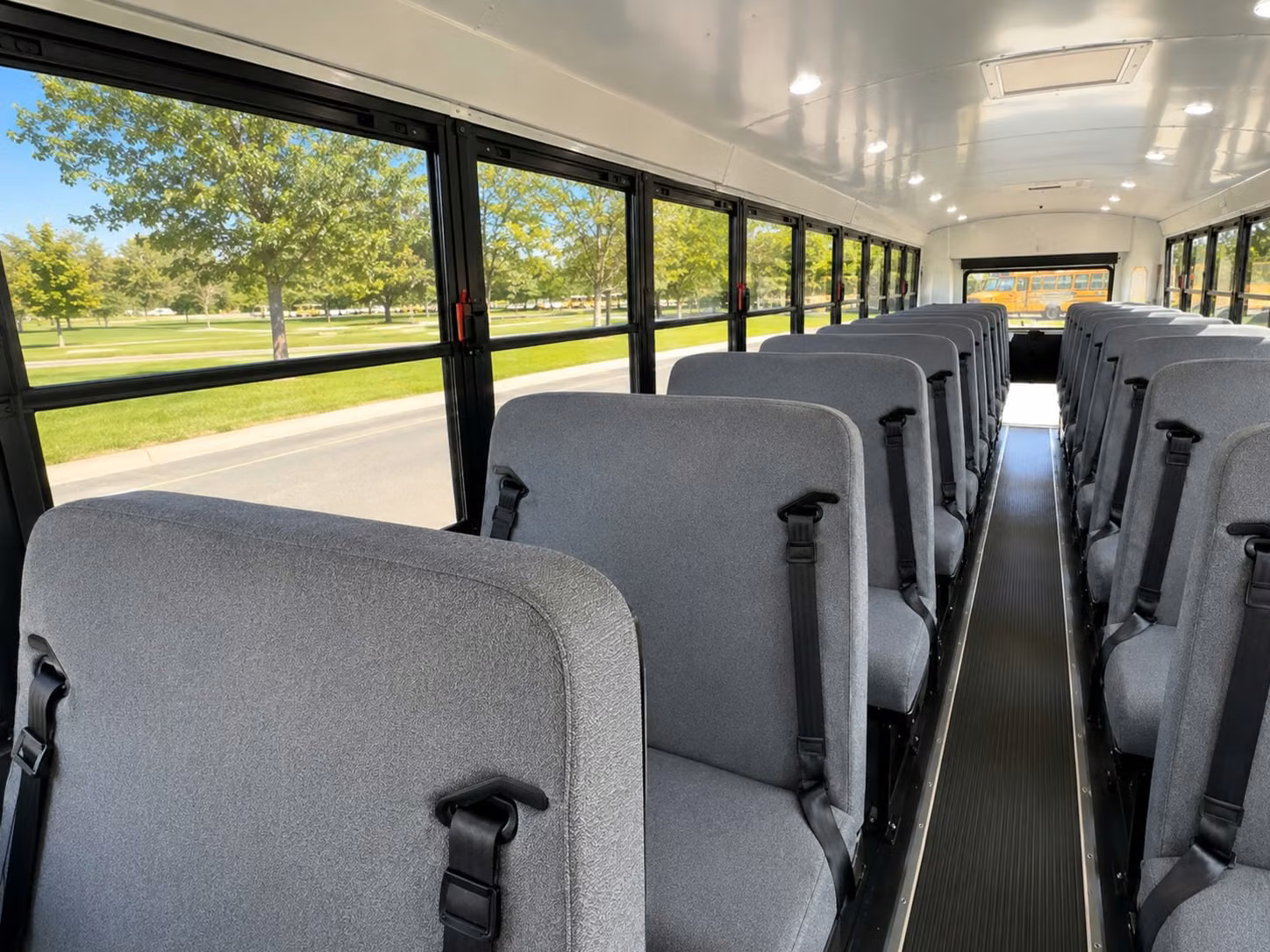 school bus interior