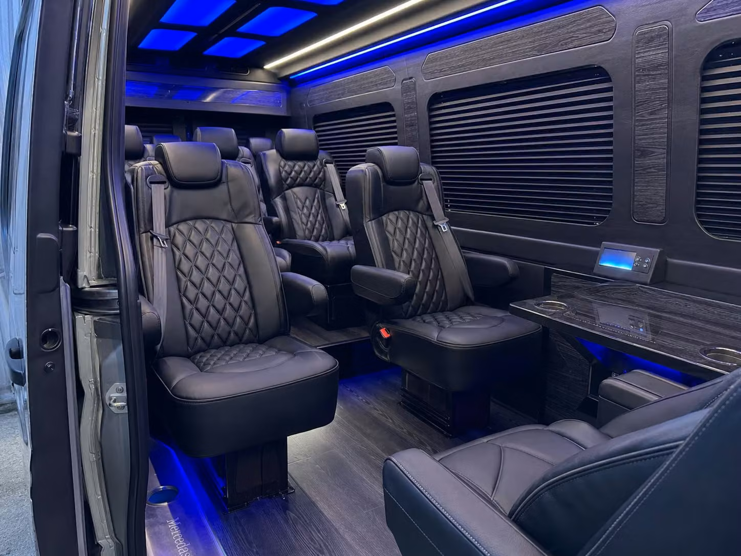 sprinter van transportation for groups and events across bakersfield