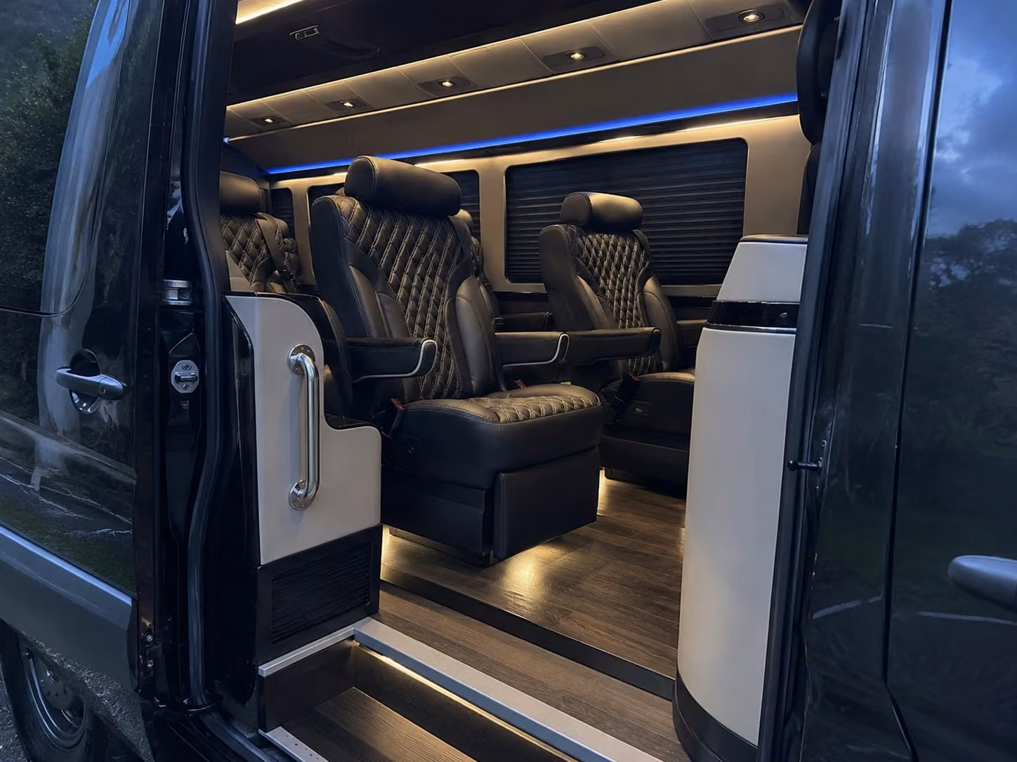 sprinter van with driver interior